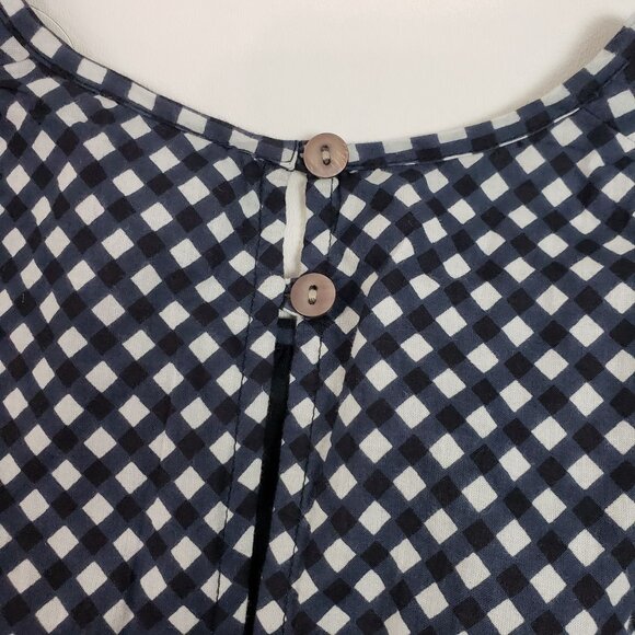 Banjanan Aurelia Victorian Gingham Maxi Dress Midnight Size M NWT - Picture 12 of 16